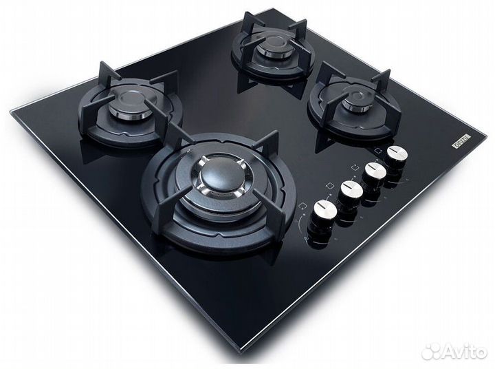 Варочная панель Ginzzu HCG-444 черный Новая