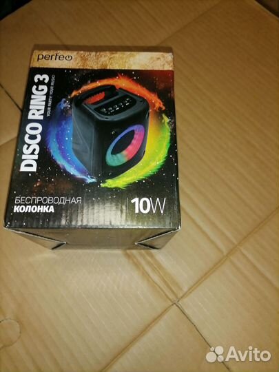 Колонка Perfeo disco ring 3 новая