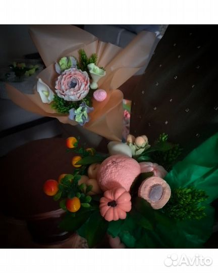 Букеты из мыла, мыло ручной работы