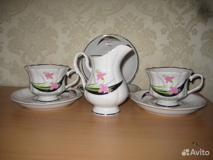 Фарфоровая чайная посуда (Коростень)