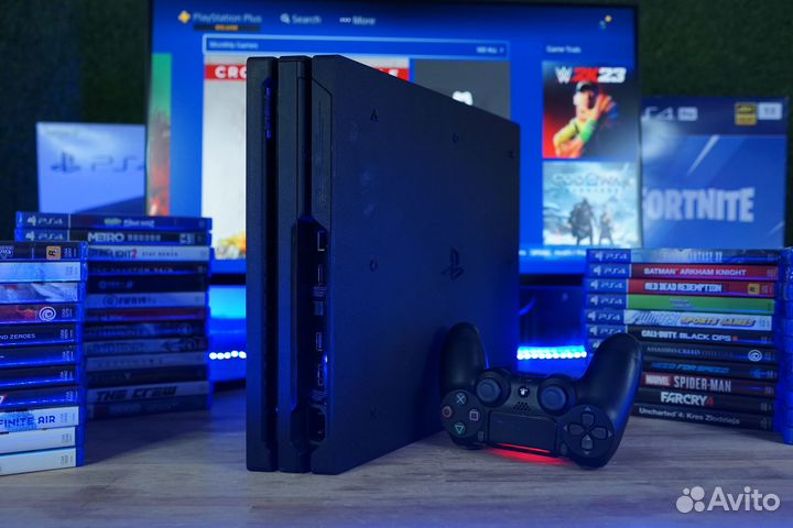 Sony PS4 Pro 1 Tb + Набор школьника + 40 игр
