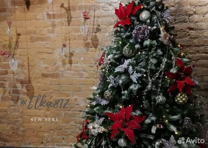 Аренда ели и Новогоднее оформление
