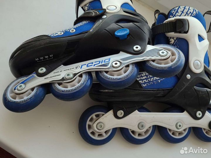 Роликовые коньки детские раздвижные