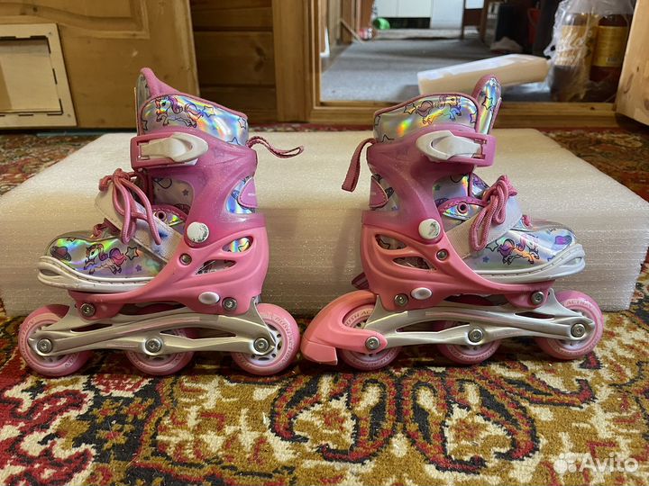 Роликовые коньки детские раздвижные