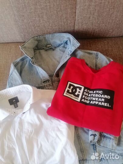 Рубашка, свитшот, куртка на 10-13 лет