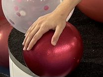 Мяч Pastorrelli Gliter для гимнастики 16 см