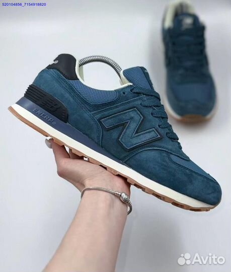 Кроссовки New Balance 574 Blue (Арт.49074)