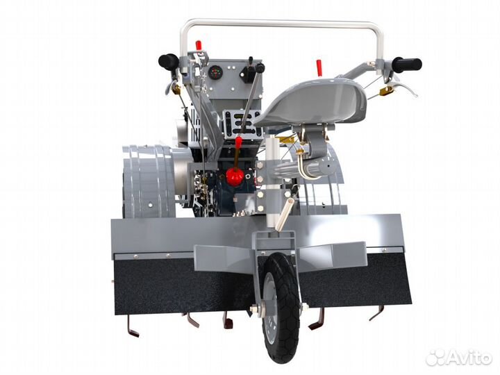 Мотоблок Файтер 101DE + почвофреза и сиденье