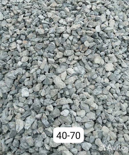 Щебень 5-20, 20-40, 40-70, отсев, пщс, скала