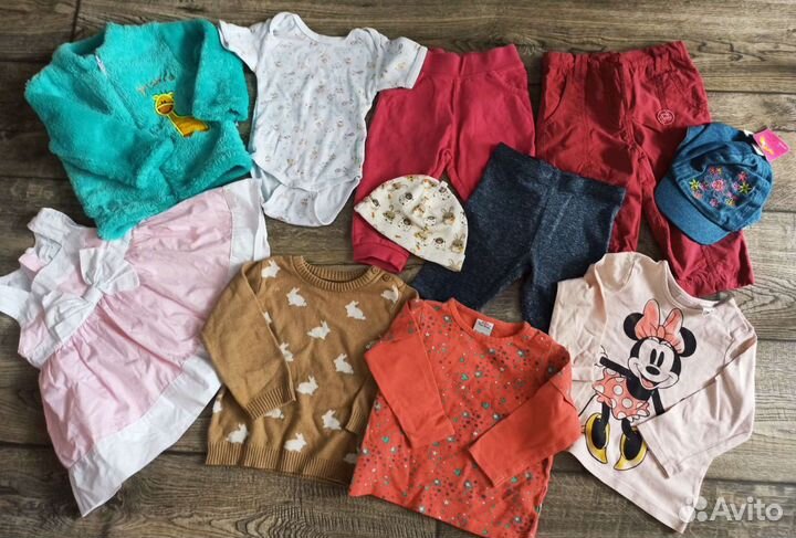 Вещи, одежда для девочки (слипы, боди, платья и мн