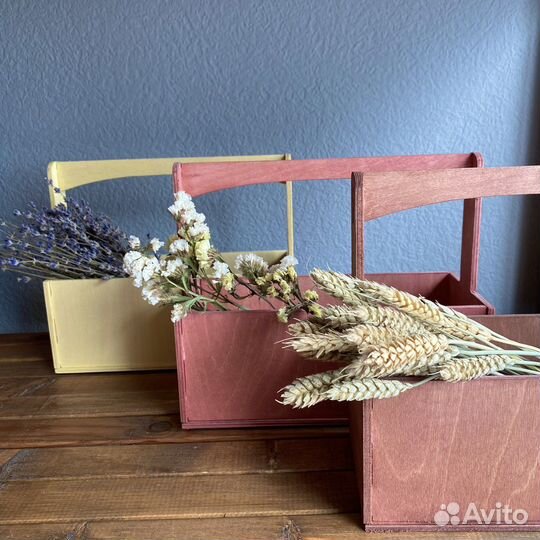 Ящик деревянный / Кашпо / Бокс