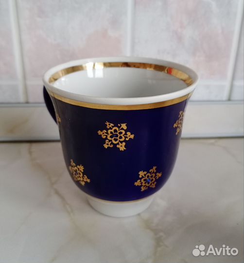 Фарфоровая кружка cobalt 