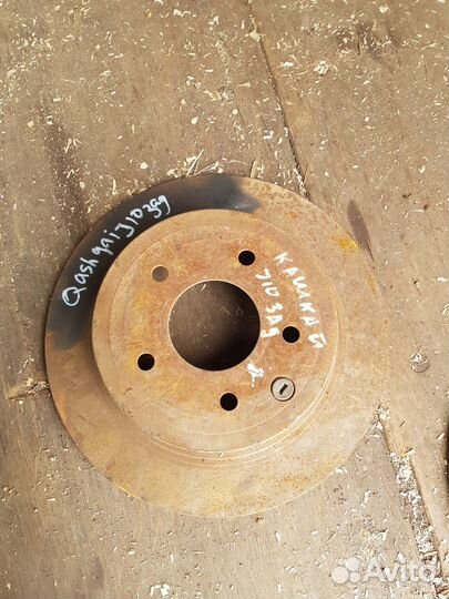 Задний тормозной диск Nissan qashqai j10