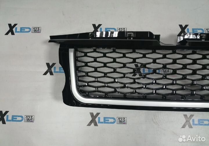 Решетка радиатора Range Rover Sport 2005-09 чёрная