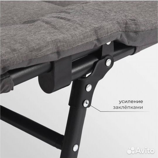 Раскладушка новая с матрасом