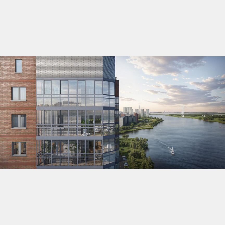 3-к. квартира, 77,4 м², 12/23 эт.