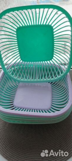 Корзинка пластиковая для продуктов цена за все