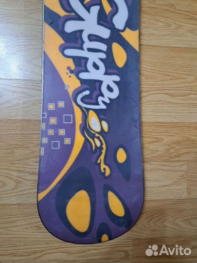 Сноуборд детский 110 см Black Fire с креплениями