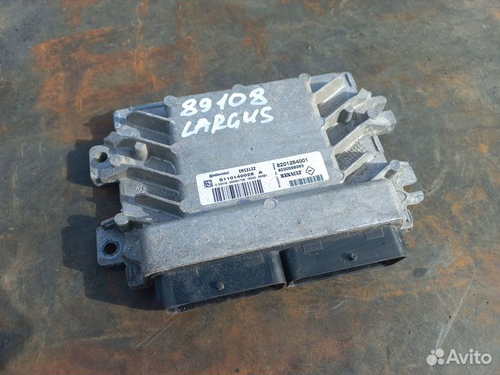 Эбу Двигателя блок 1.6 K4M Renault LADA 8201264001