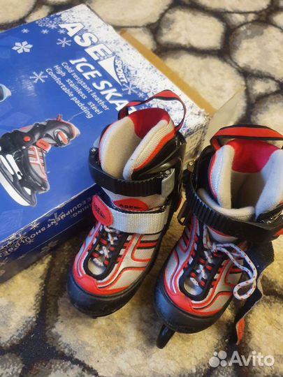 Коньки раздвижные 26-29