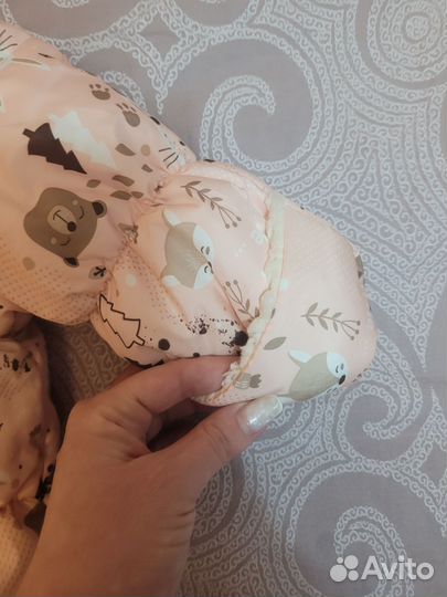 Зимний комбинезон для девочки 62