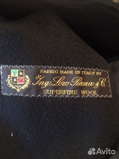 Пальто мужское черное