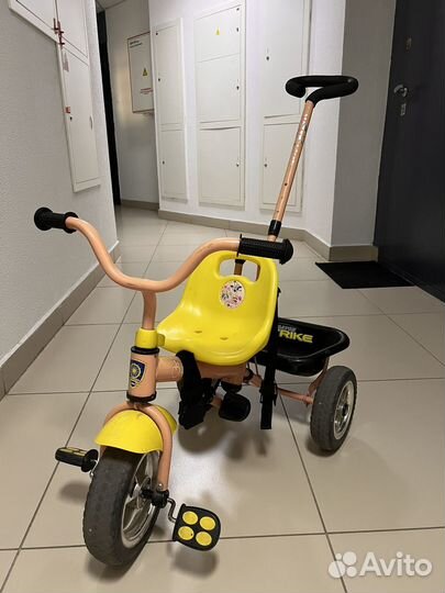 Велосипед детский с ручкой