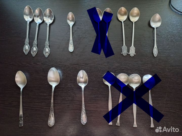 Столовые приборы, мельхиор