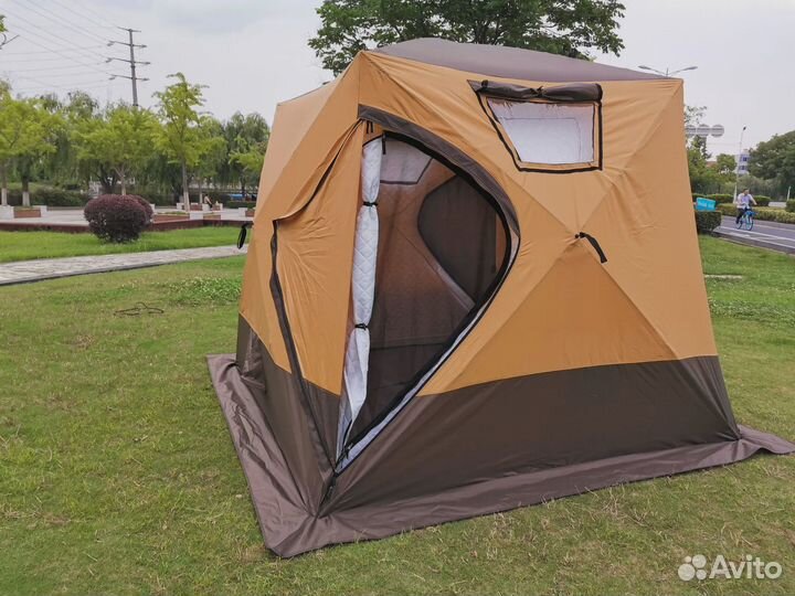 Утеплённая четырёхслойная зимняя палатка 2019