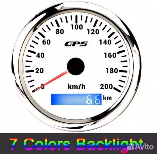 Gps спидометр с одометром до 200км/час