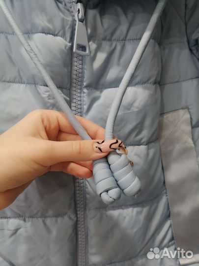 Пуховик женский длинный 44 с капюшоном