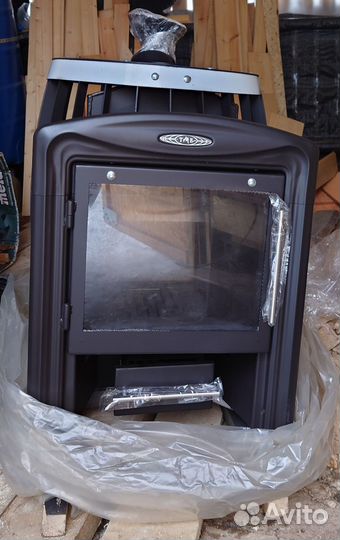 Банная печь тмf Саяны 2 Inox Витра зк