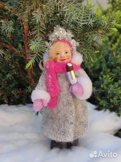 Игрушка из шерсти ватная игрушка