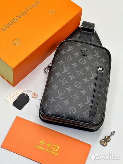 Сумка мужская Louis Vuitton натуральная кожа