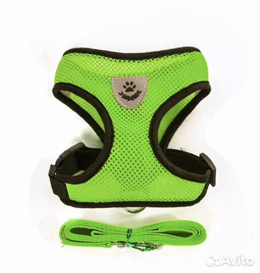 Шлейка с поводком для кошек и маленьких собак