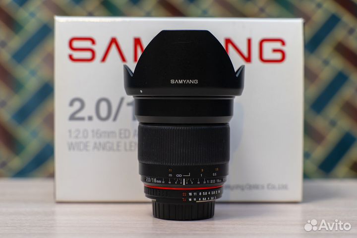 Samyang 16mm F2.0 ED Nikon F