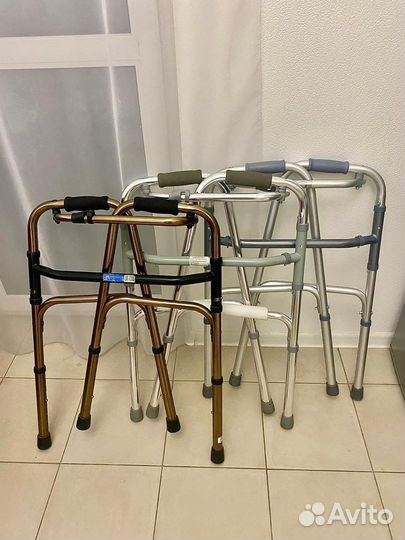 Ходунки для взрослых, костыли подмышечные аренда