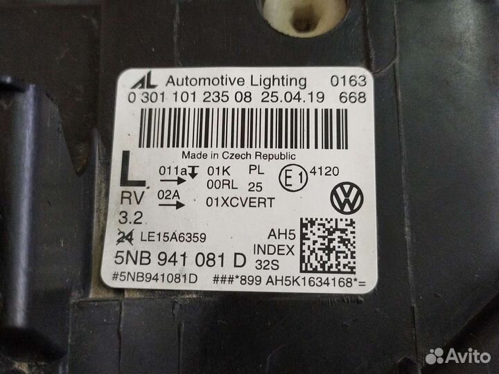 Volkswagen Tiguan 2 Фара левая