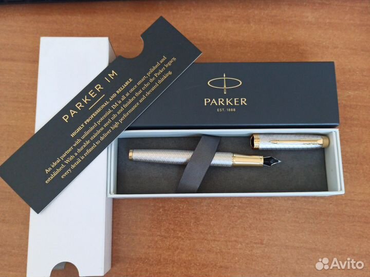 Parker перьевая ручка IM Metal Premium F323