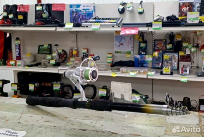 Удочка с катушкой