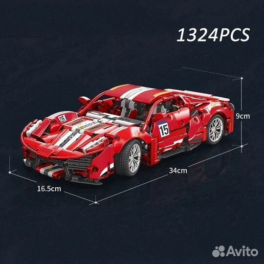 Конструктор техник Ferrari 488