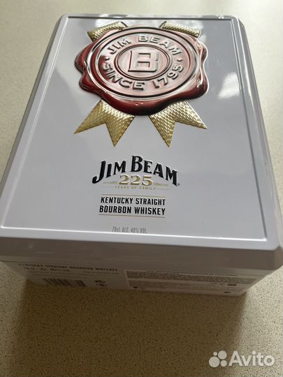 Коробка из под виски Jim Beam