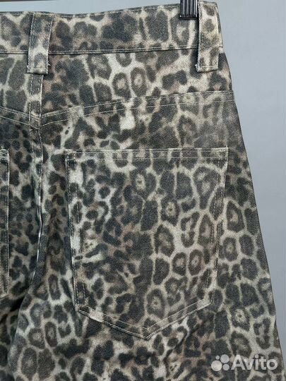 Джинсы Jaded London Faded Leopard