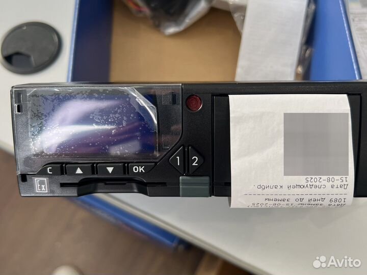 Бу тахограф с новым скзи и установкой