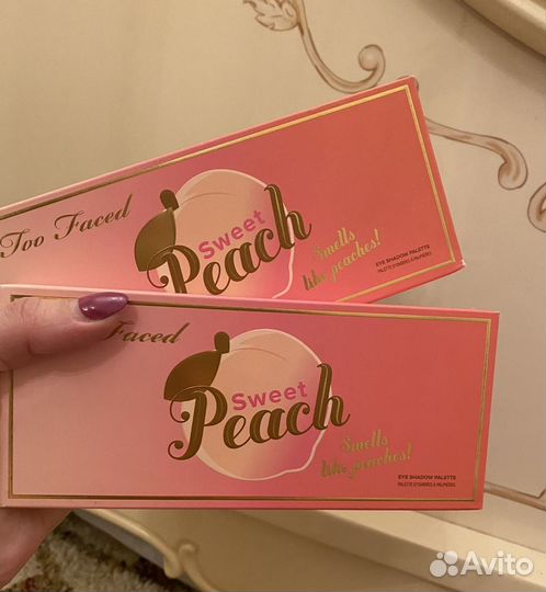 Палетка теней too Faced sweet peach