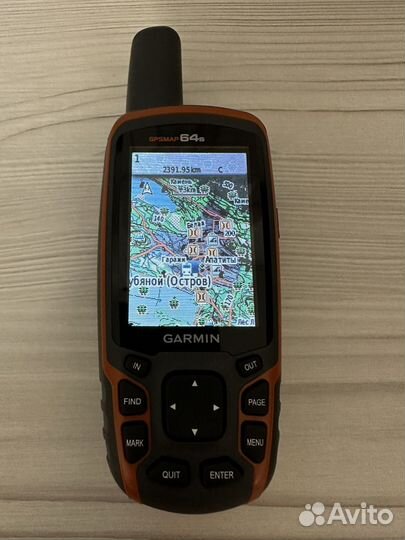 Garmin Gpsmap 64s состояние нового с кейсом