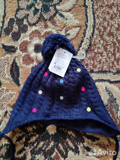 Шапка на девочку 4-6 лет