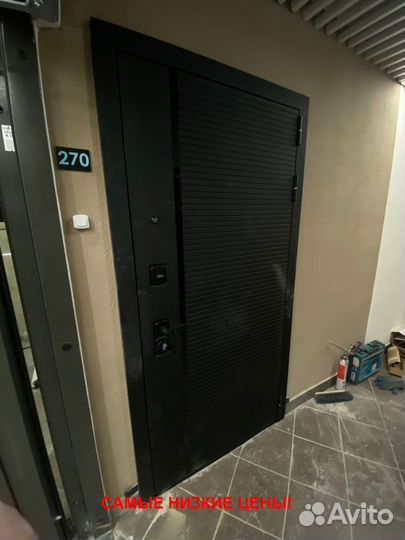 Качественная дверь входная с зеркалом с бесплатной