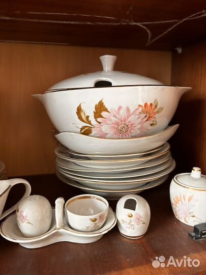 Столовый сервиз фарфор СССР