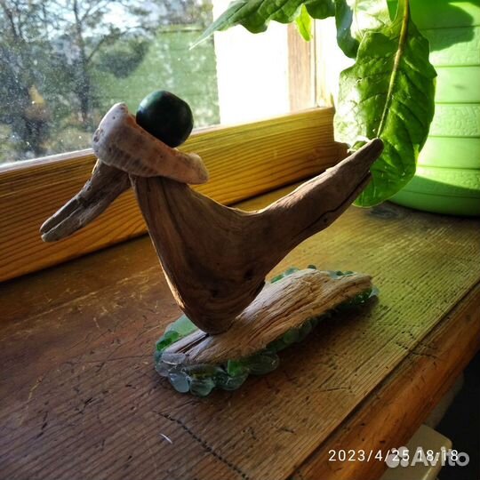 Птичка интерьерная в шапочке